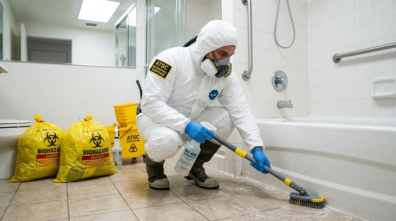 Decontamination equipment deployed for Blood Cleanup in Liberty Lake